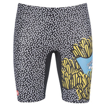 Load image into Gallery viewer,      arena-mens-crazy-fries-jammer-black-turquoise-003753-580-ontario-swim-hub-2