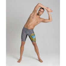 Load image into Gallery viewer,     arena-mens-crazy-fries-jammer-black-turquoise-003753-580-ontario-swim-hub-7
