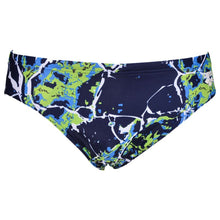 Load image into Gallery viewer,    arena-mens-earth-texture-brief-navy-soft-green-multi-004667-760-ontario-swim-hub-1