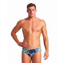 Load image into Gallery viewer, arena-mens-earth-texture-brief-navy-soft-green-multi-004667-760-ontario-swim-hub-3