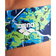 Load image into Gallery viewer,     arena-mens-earth-texture-brief-navy-soft-green-multi-004667-760-ontario-swim-hub-6