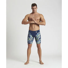 Load image into Gallery viewer, arena-mens-earth-texture-jammer-navy-green-multi-004653-760-ontario-swim-hub-7