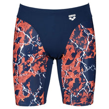 Load image into Gallery viewer, arena-mens-earth-texture-jammer-navy-red-multi-004653-540-ontario-swim-hub-2