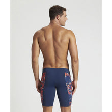 Load image into Gallery viewer,     arena-mens-earth-texture-jammer-navy-red-multi-004653-540-ontario-swim-hub-6