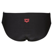 Load image into Gallery viewer, ONLY SIZE 34 - MEN'S FLUORESCENT BRIEF - BLACK - OntarioSwimHub
