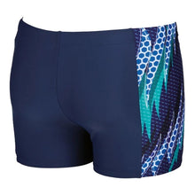 Load image into Gallery viewer, ONLY SIZE 34 - MEN'S FLUORESCENT SHORTS - NAVY - OntarioSwimHub