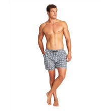 Load image into Gallery viewer, MEN'S FUNDAMENTALS ALLOVER BOXER SWIM SHORTS - OntarioSwimHub