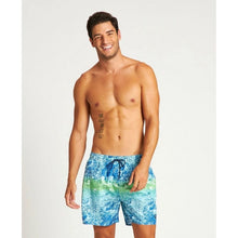 Load image into Gallery viewer, MEN'S FUNDAMENTALS ALLOVER BOXER SWIM SHORTS - OntarioSwimHub