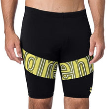 Load image into Gallery viewer, arena-mens-golem-jammer-black-yellow-star-002270-503-ontario-swim-hub-1