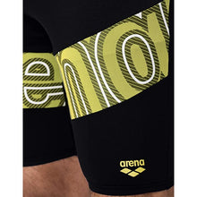 Load image into Gallery viewer, arena-mens-golem-jammer-black-yellow-star-002270-503-ontario-swim-hub-3