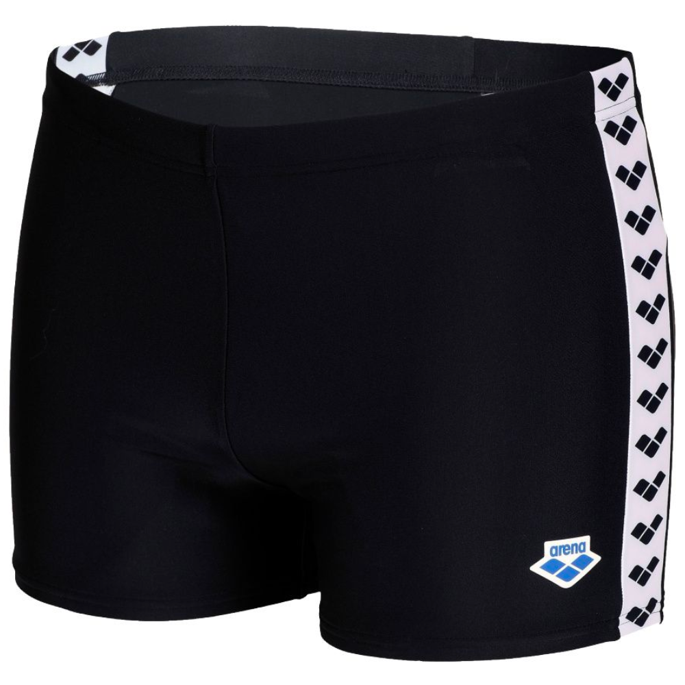 ARENA MEN'S ICONS SWIM SHORTS SOLID - BLACK – OntarioSwimHub