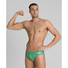 Load image into Gallery viewer,       arena-mens-kikko-brief-black-multi-green-003585-560-ontario-swim-hub-2