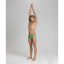 Load image into Gallery viewer,     arena-mens-kikko-brief-black-multi-green-003585-560-ontario-swim-hub-4