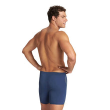 Load image into Gallery viewer,    arena-mens-light-touch-mid-jammer-navy-soft-green-004086-760-ontario-swim-hub-7