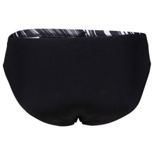 Load image into Gallery viewer, arena-mens-marbled-print-swim-brief-black-black-multi-005554-550-ontario-swim-hub-4