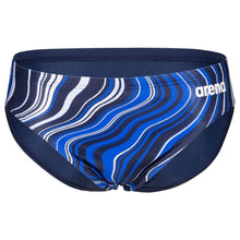 Load image into Gallery viewer, arena-mens-marbled-print-swim-brief-navy-navy-multi-005554-770-ontario-swim-hub-2