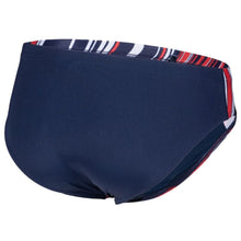 Load image into Gallery viewer, arena-mens-marbled-print-swim-brief-navy-red-multi-005554-740-ontario-swim-hub-3