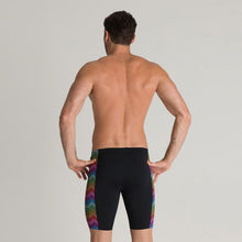 Load image into Gallery viewer,     arena-mens-multicolour-stripes-jammer-black-multi-002959-550-ontario-swim-hub-6
