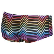 Load image into Gallery viewer, arena-mens-multicolour-stripes-low-waist-swim-shorts-black-multi-002900-550-ontario-swim-hub-3