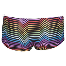 Load image into Gallery viewer, arena-mens-multicolour-stripes-low-waist-swim-shorts-black-multi-002900-550-ontario-swim-hub-4