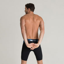Load image into Gallery viewer,     arena-mens-night-lights-jammer-black-white-002846-510-ontario-swim-hub-6