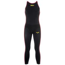 Load image into Gallery viewer, arena-mens-powerskin-r-evo-open-water-full-body-long-leg-closed-back-suit-black-fluo-yellow-27912-503-ontario-swim-hub-1