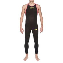 Load image into Gallery viewer, arena-mens-powerskin-r-evo-open-water-full-body-long-leg-closed-back-suit-black-fluo-yellow-27912-503-ontario-swim-hub-4
