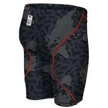 Load image into Gallery viewer, MEN&#39;S POWERSKIN ST 2.0 JAMMER back right LIMITED EDITION - GREY MAP - OntarioSwimHub
