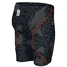 Load image into Gallery viewer, MEN'S POWERSKIN ST 2.0 JAMMER back right LIMITED EDITION - GREY MAP - OntarioSwimHub
