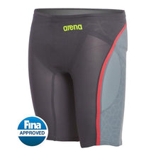 Load image into Gallery viewer, MEN'S POWERSKIN CARBON ULTRA JAMMER - DARK GREY/FLUO YELLOW - OntarioSwimHub
