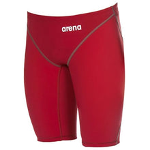 Load image into Gallery viewer, arena Race Suit for Men in Red - Men’s Powerskin ST 2.0 Jammer front left
