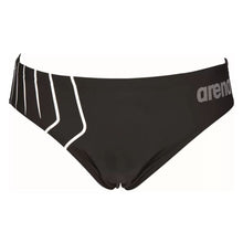 Load image into Gallery viewer, ONLY SIZE 34 - MEN'S REFLECTED BRIEF - BLACK/WHITE - OntarioSwimHub
