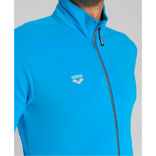 Load image into Gallery viewer, arena-mens-rib-insert-full-zip-jacket-turquoise-003672-800-ontario-swim-hub-5