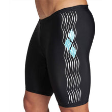 Load image into Gallery viewer, arena-mens-smooth-waves-mid-jammer-black-004088-500-ontario-swim-hub-6