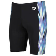 Load image into Gallery viewer, arena-mens-speed-stripes-jammer-black-multi-green-003453-500-ontario-swim-hub-1
