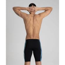 Load image into Gallery viewer,     arena-mens-speed-stripes-jammer-black-multi-green-003453-500-ontario-swim-hub-4