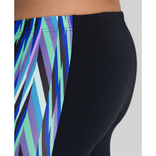 Load image into Gallery viewer, arena-mens-speed-stripes-jammer-black-multi-green-003453-500-ontario-swim-hub-6