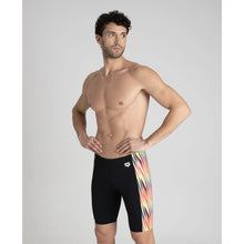 Load image into Gallery viewer, arena-mens-speed-stripes-jammer-black-multi-orange-003453-505-ontario-swim-hub-3
