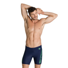 Load image into Gallery viewer, arena-mens-stamp-midjammer-navy-golf-green-003180-706-ontario-swim-hub-3