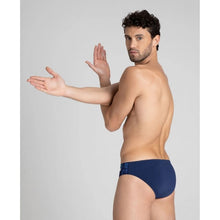 Load image into Gallery viewer,     arena-mens-team-painted-stripes-brief-navy-multi-turquoise-003604-700-ontario-swim-hub-4