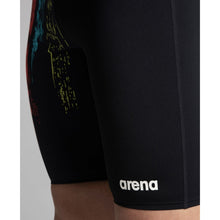 Load image into Gallery viewer, arena-mens-team-painted-stripes-jammer-black-multi-yellow-003752-503-ontario-swim-hub-7