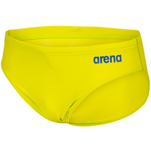 Load image into Gallery viewer, arena-mens-team-swim-brief-solid-soft-green-neon-blue-004773-680-ontario-swim-hub-1
