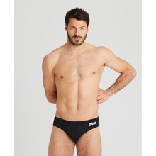 Load image into Gallery viewer, arena-mens-team-swim-briefs-solid-black-white-004773-550-ontario-swim-hub-4