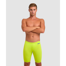 Load image into Gallery viewer, arena-mens-team-swim-jammer-solid-soft-green-neon-blue-004770-680-ontario-swim-hub-3
