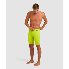 Load image into Gallery viewer, arena-mens-team-swim-jammer-solid-soft-green-neon-blue-004770-680-ontario-swim-hub-5