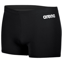 Load image into Gallery viewer, arena-mens-team-swim-shorts-solid-black-white-004776-550-ontario-swim-hub-1