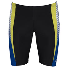 Load image into Gallery viewer, arena-mens-threefold-jammer-black-neon-blue-soft-green-004194-568-ontario-swim-hub-2