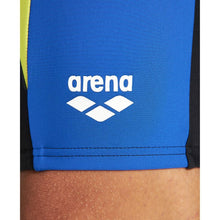 Load image into Gallery viewer, arena-mens-threefold-jammer-black-neon-blue-soft-green-004194-568-ontario-swim-hub-8