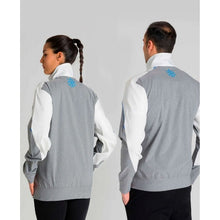 Load image into Gallery viewer, UNISEX OG BISHAMON DENIM WARM-UP JACKET - OntarioSwimHub
