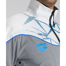 Load image into Gallery viewer, UNISEX OG BISHAMON DENIM WARM-UP JACKET - OntarioSwimHub